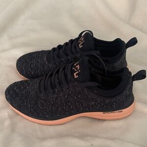 APL Black and Peach Athletic Shoes